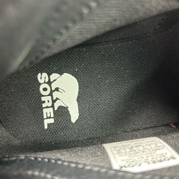 Sorel Women's Chukka Boots Size 5 Black Leather Lace-Up Casual **NO LACES** - Picture 12 of 13